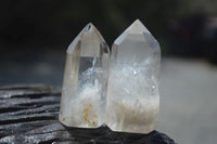 Polished Smokey Phantom Quartz Crystals x 12 From Madagascar - Toprock Gemstones and Minerals 