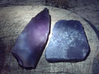 Natural Crystalline Blue Lace Agate Plates x 2 From Namibia - Toprock Gemstones and Minerals 