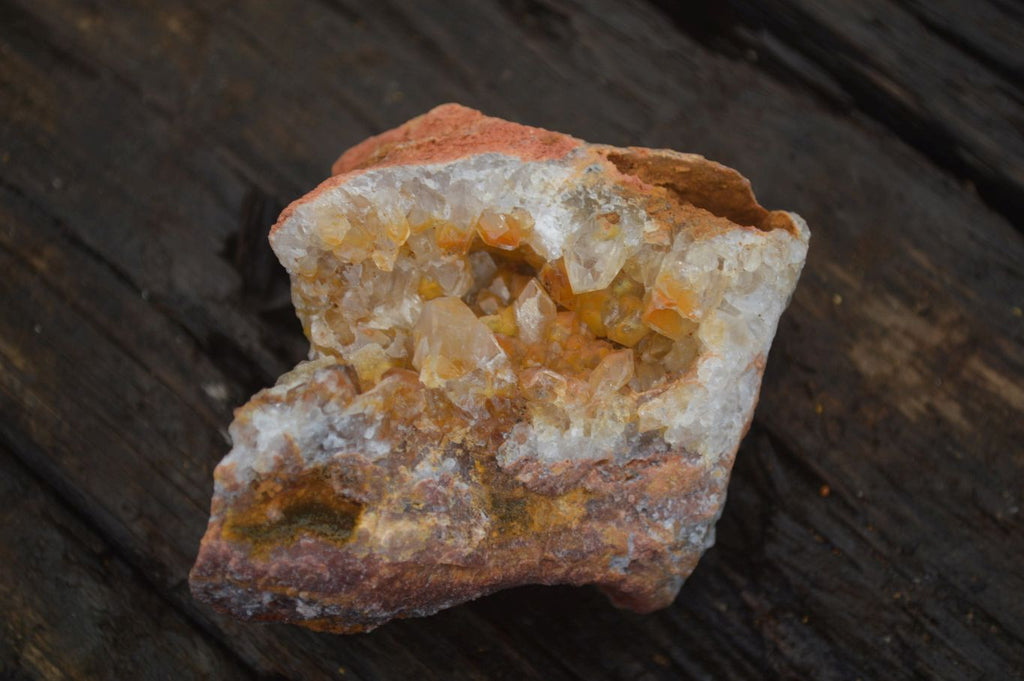 Natural Limonite Quartz Clusters x 12 From Solwezi, Zambia - Toprock Gemstones and Minerals 