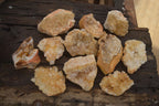 Natural Limonite Quartz Clusters x 12 From Solwezi, Zambia - Toprock Gemstones and Minerals 