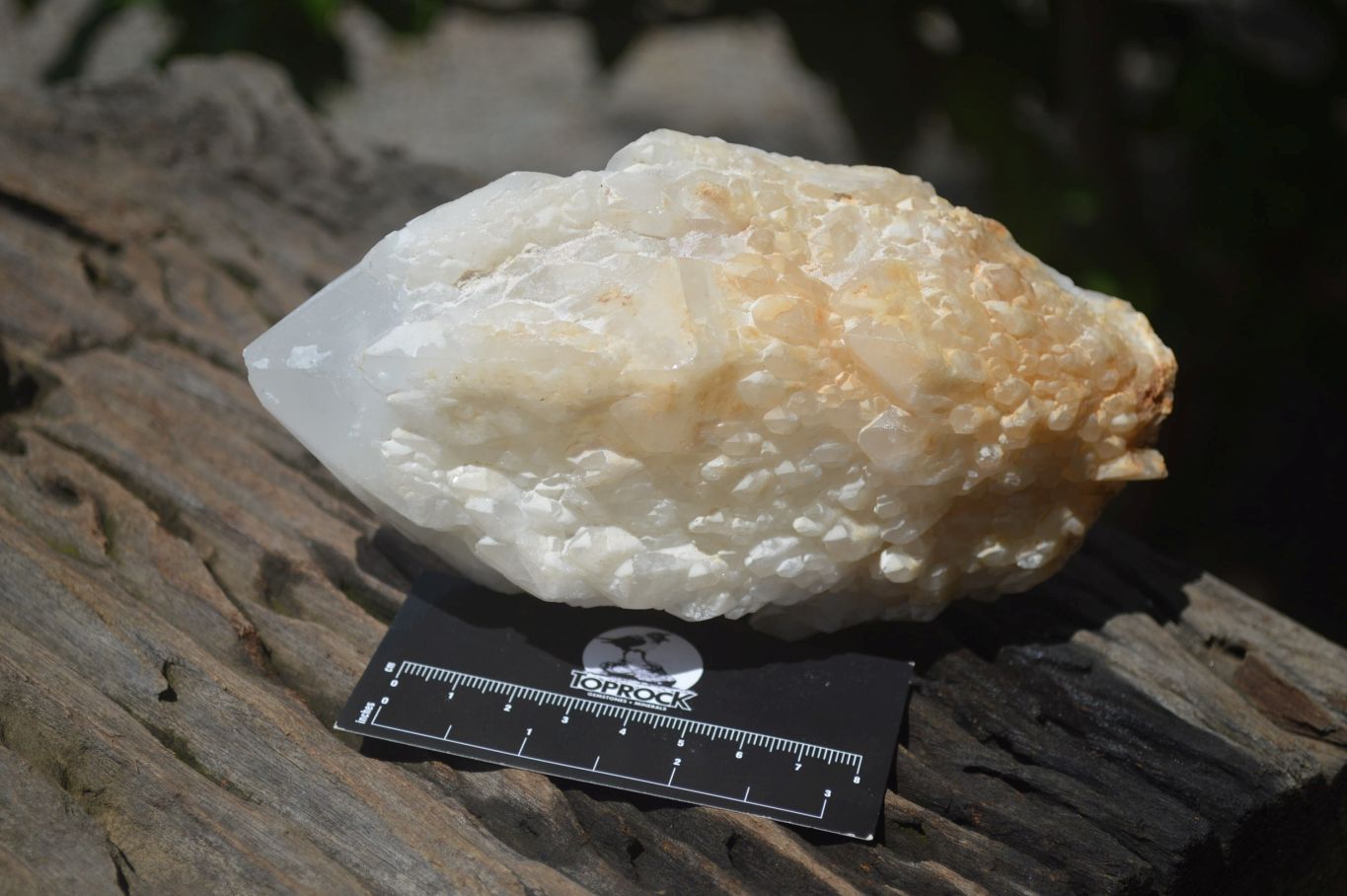 Natural Pineapple Candle Quartz Crystal Specimens x 3 Antsirabe, Madagascar - Toprock Gemstones and Minerals 