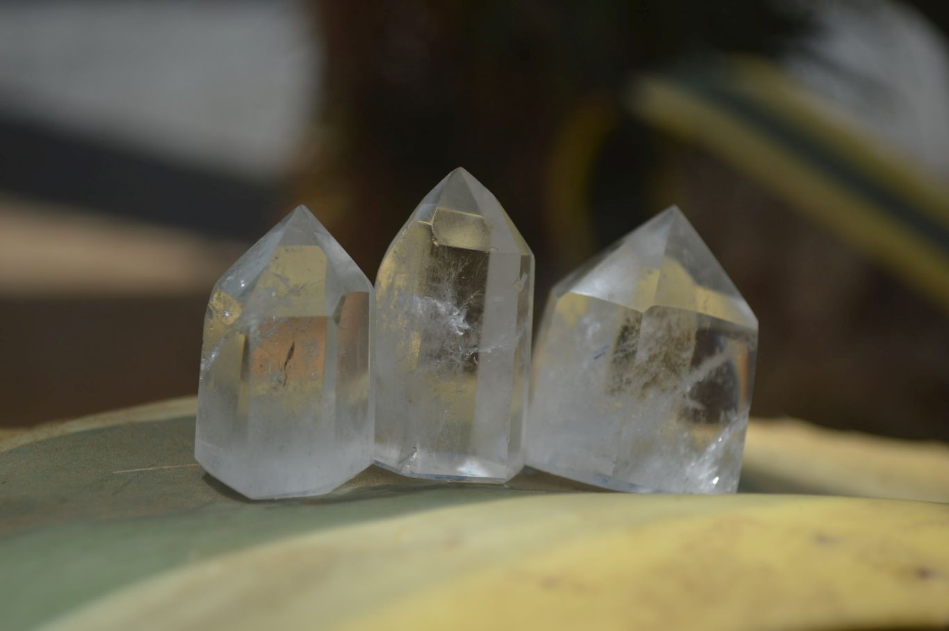 Polished Clear Quartz Crystals x 35 From Madagascar - Toprock Gemstones and Minerals 