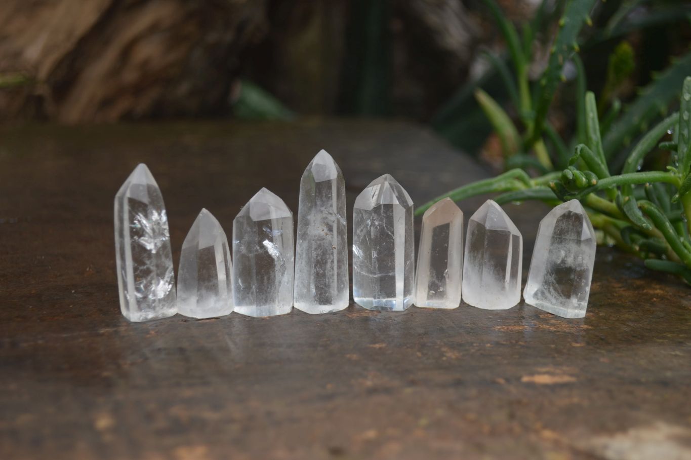 Polished Clear Quartz Crystals x 35 From Madagascar - Toprock Gemstones and Minerals 
