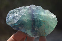 Natural Watermelon Fluorite Cobbed Specimens x 9 From Uis, Namibia - Toprock Gemstones and Minerals 