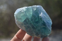 Natural Watermelon Fluorite Cobbed Specimens x 9 From Uis, Namibia - Toprock Gemstones and Minerals 