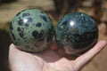 Polished Stromatolite Jasper Spheres x 3 From Katsepy, Madagascar - Toprock Gemstones and Minerals 