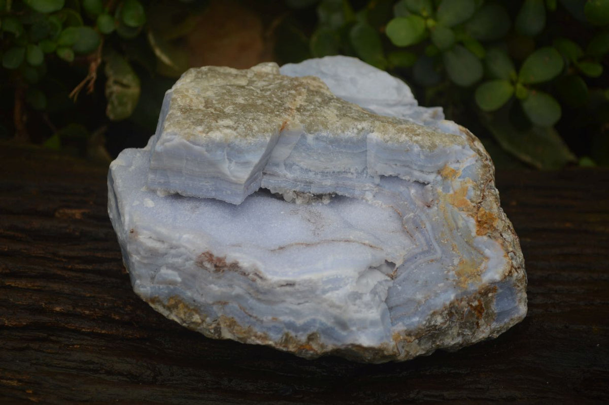 Natural Crystalline Blue Lace Agate Specimen x 1 From Namibia - Toprock Gemstones and Minerals 