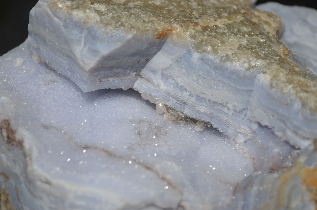 Natural Crystalline Blue Lace Agate Specimen x 1 From Namibia - Toprock Gemstones and Minerals 
