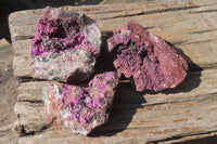 Natural Salrose Cobaltion Dolomite Specimens x 3 From Kakanda, Congo - Toprock Gemstones and Minerals 