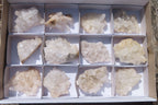 Natural Clear Quartz Crystal Clusters x 12 From Madagascar - Toprock Gemstones and Minerals 