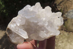 Natural Clear Quartz Crystal Clusters x 12 From Madagascar - Toprock Gemstones and Minerals 