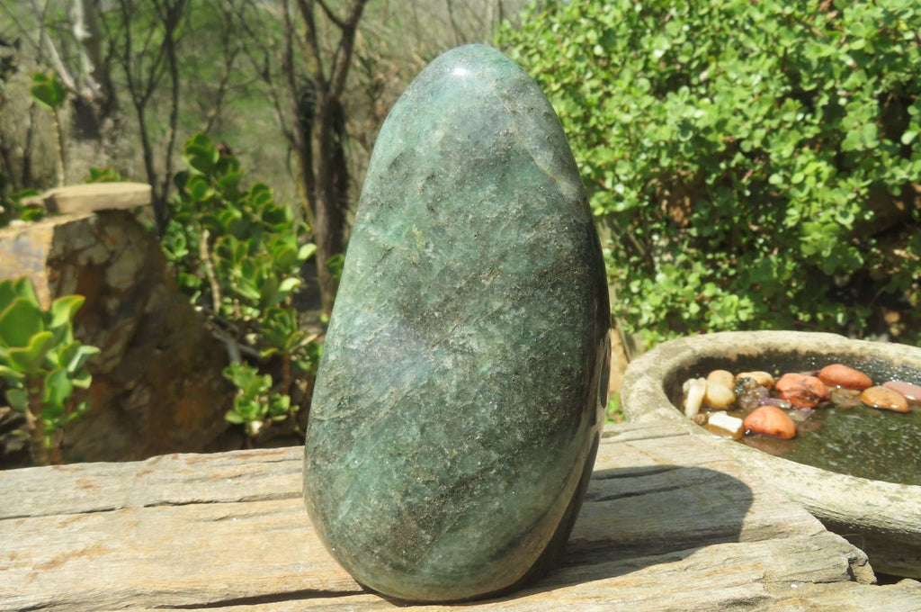 Polished Fuchsite Quartz Standing Free Form x 1 From Madagascar - Toprock Gemstones and Minerals 
