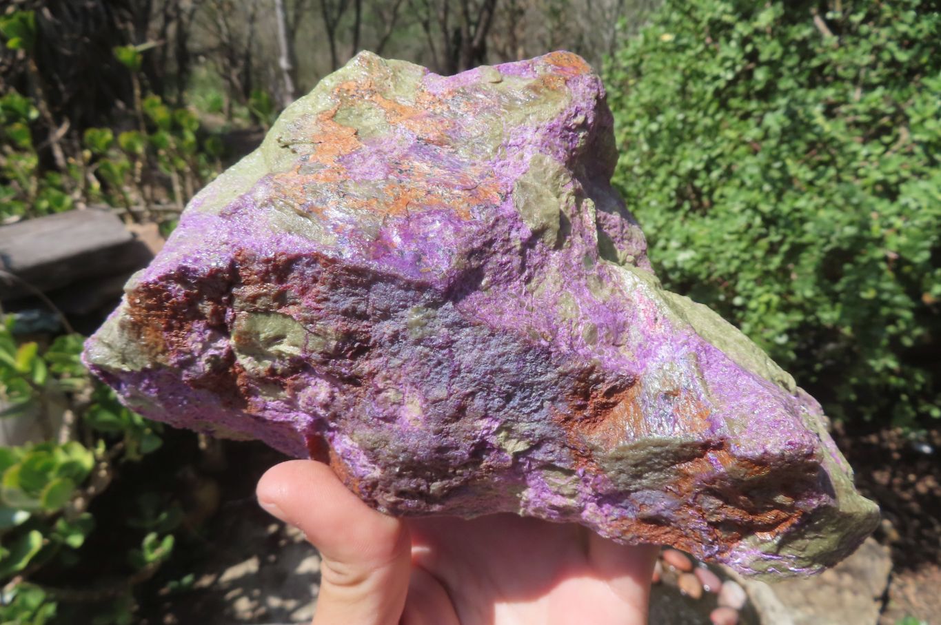Natural Stichtite Cobbed Specimens x 3 From Barberton, South Africa - Toprock Gemstones and Minerals 