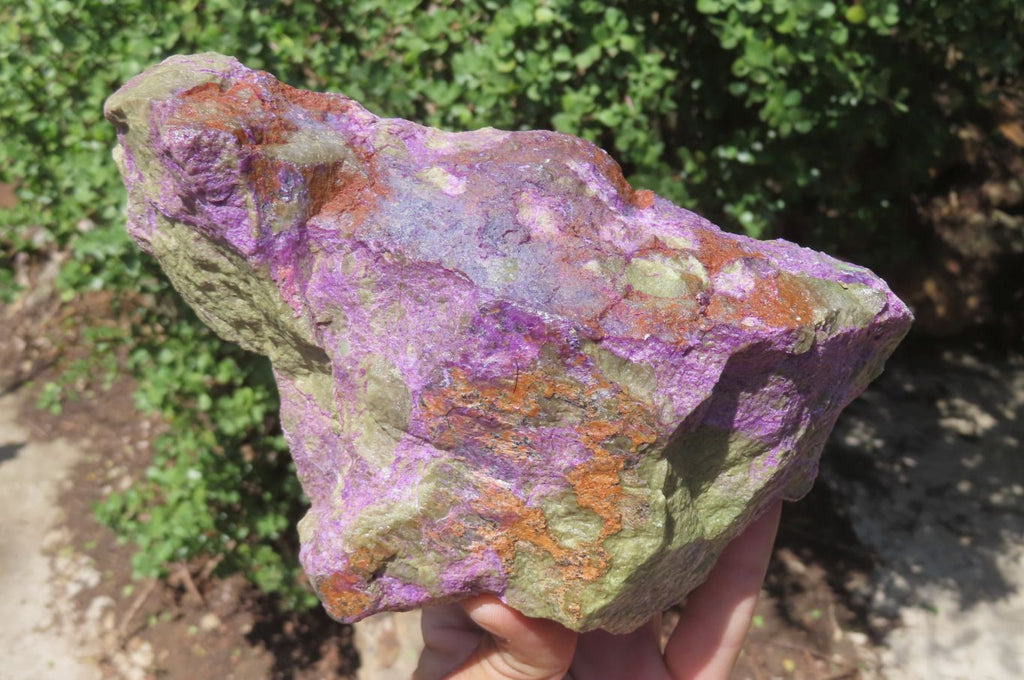 Natural Stichtite Cobbed Specimens x 3 From Barberton, South Africa - Toprock Gemstones and Minerals 