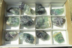 Natural Watermelon Fluorite Cobbed Specimens x 12 From Uis, Namibia - Toprock Gemstones and Minerals 