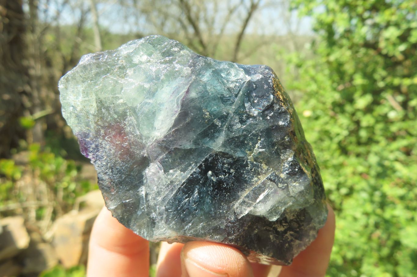 Natural Watermelon Fluorite Cobbed Specimens x 12 From Uis, Namibia - Toprock Gemstones and Minerals 