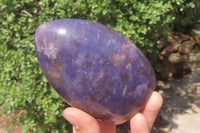 Polished Lepidolite with Pink Rubellite Standing Free Forms x 3 From Madagascar - Toprock Gemstones and Minerals 