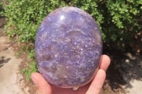 Polished Lepidolite with Pink Rubellite Standing Free Forms x 3 From Madagascar - Toprock Gemstones and Minerals 