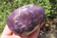 Polished Lepidolite with Pink Rubellite Standing Free Forms x 3 From Madagascar - Toprock Gemstones and Minerals 