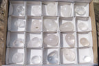 Polished Clear Rock Crystal Gemstone Eggs x 20 From Madagascar - Toprock Gemstones and Minerals 