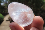 Polished Clear Rock Crystal Gemstone Eggs x 20 From Madagascar - Toprock Gemstones and Minerals 