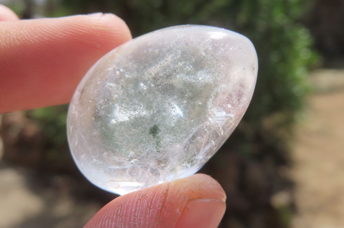 Polished Clear Rock Crystal Gemstone Eggs x 20 From Madagascar - Toprock Gemstones and Minerals 