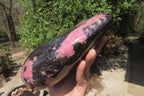 Polished Rhodonite Display Piece x 1 From Madagascar - Toprock Gemstones and Minerals 