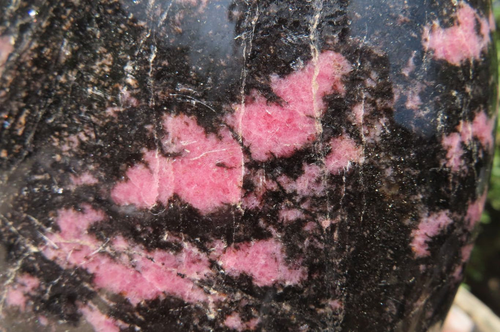 Polished Rhodonite Display Piece x 1 From Madagascar - Toprock Gemstones and Minerals 