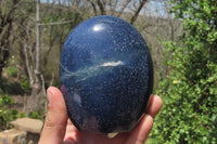 Polished Lazulite Standing Free Forms x 2 From Madagascar - Toprock Gemstones and Minerals 