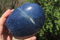 Polished Lazulite Standing Free Forms x 2 From Madagascar - Toprock Gemstones and Minerals 