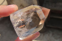 Polished Smokey Phantom Quartz Crystals x 6 From Madagascar - Toprock Gemstones and Minerals 