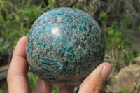 Polished Rare Emerald Mica In Matrix Sphere x 1 From Mutoko, Zimbabwe - Toprock Gemstones and Minerals 