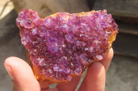 Natural Amethystos Amethyst Plates x 6 From Kwaggafontein, South Africa - Toprock Gemstones and Minerals 