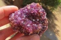 Natural Amethystos Amethyst Plates x 6 From Kwaggafontein, South Africa - Toprock Gemstones and Minerals 