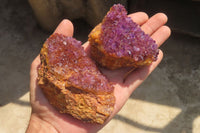 Natural Amethystos Amethyst Plates x 6 From Kwaggafontein, South Africa - Toprock Gemstones and Minerals 