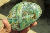 Polished Rare Emerald Mica In Matrix Standing Free Forms x 3 From Mutoko, Zimbabwe - Toprock Gemstones and Minerals 