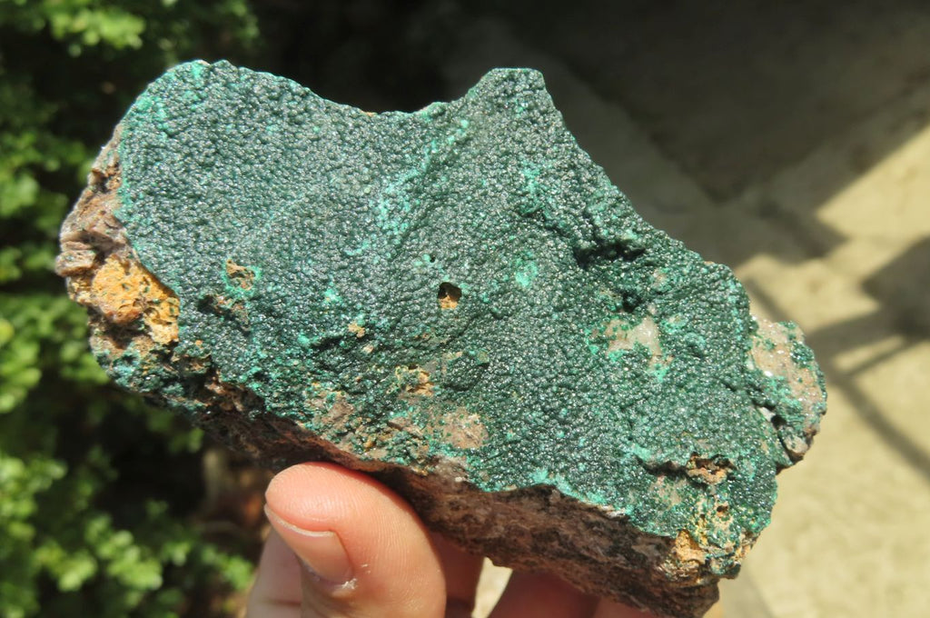 Natural Crystalline Malachite Specimens x 6 From Congo - Toprock Gemstones and Minerals 