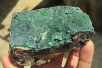 Natural Crystalline Malachite Specimens x 6 From Congo - Toprock Gemstones and Minerals 