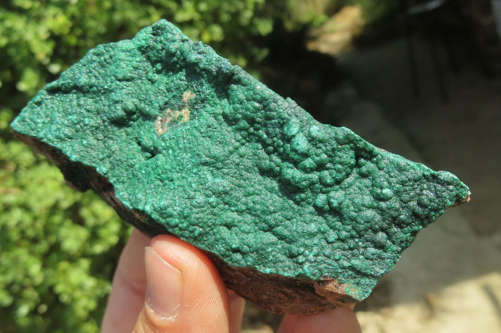 Natural Crystalline Malachite Specimens x 6 From Congo - Toprock Gemstones and Minerals 