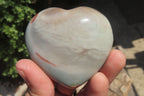 Polished Polychrome Jasper Gemstone Hearts x 6 From Madagascar - Toprock Gemstones and Minerals 