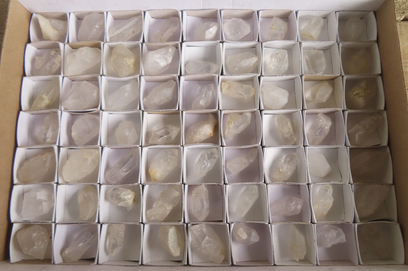 Natural Clear Quartz Crystals x 63 From Mpika, Zambia - Toprock Gemstones and Minerals 