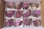 Natural Metallic Purpurite Cobbed Specimens x 12 From Erongo, Namibia - Toprock Gemstones and Minerals 