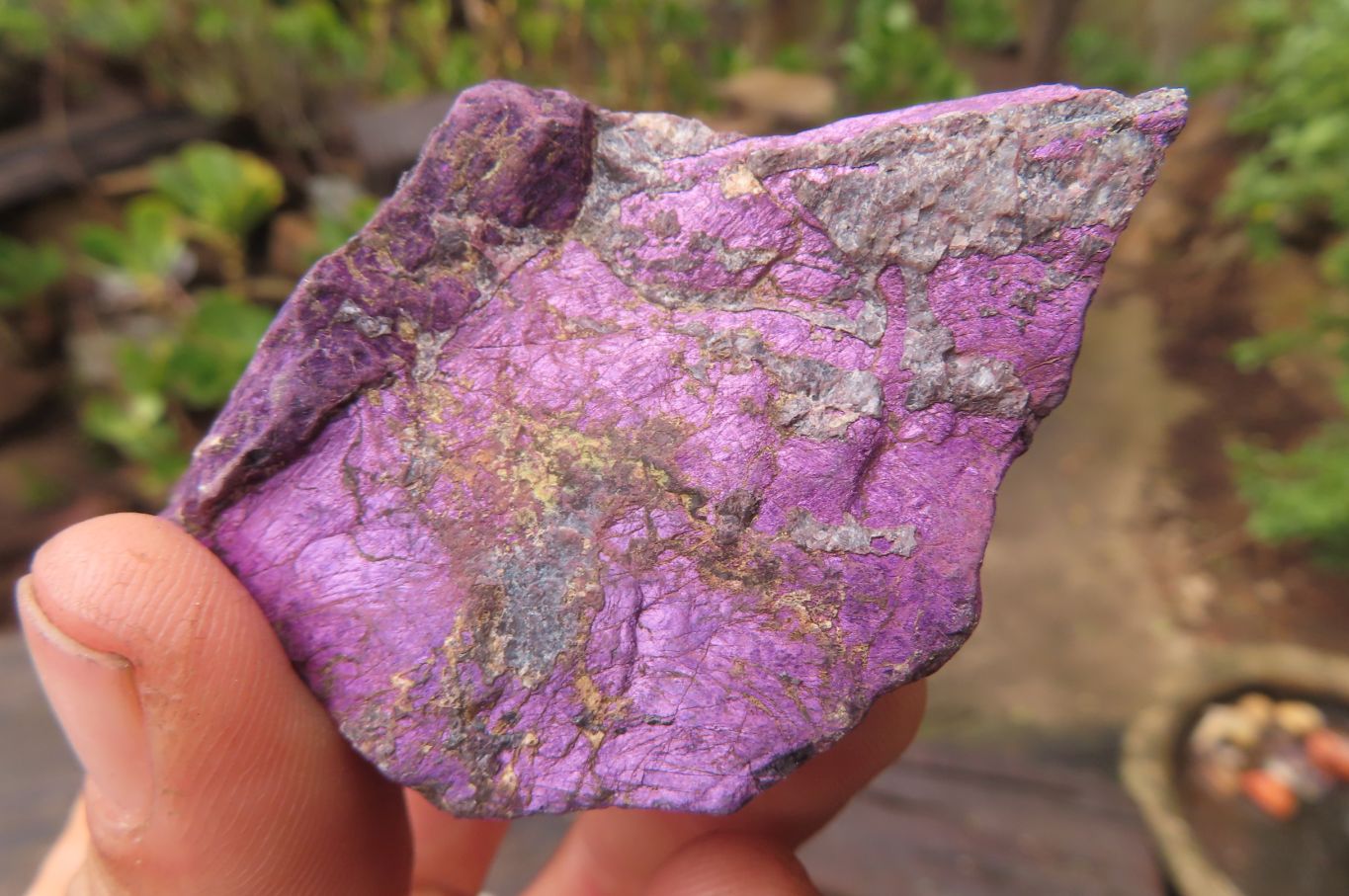 Natural Metallic Purpurite Cobbed Specimens x 12 From Erongo, Namibia - Toprock Gemstones and Minerals 