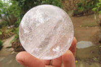 Polished Clear Quartz Crystal Balls x 4 From Madagascar - Toprock Gemstones and Minerals 