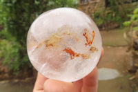 Polished Clear Quartz Crystal Balls x 4 From Madagascar - Toprock Gemstones and Minerals 