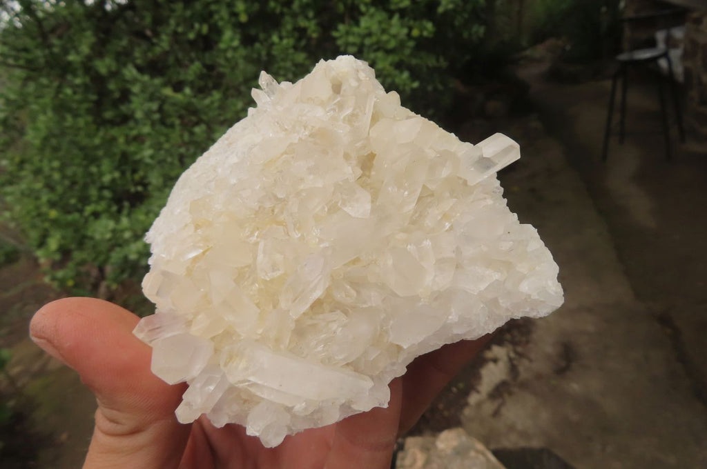 Natural Clear Quartz Crystal Clusters x 5 From Madagascar - Toprock Gemstones and Minerals 