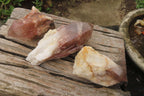 Natural Hematoid Quartz Specimens x 3 From Karoi, Zimbabwe - Toprock Gemstones and Minerals 