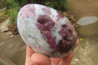 Polished Rubellite Pink Tourmaline Standing Free Forms x 6 From Ambatondrazaka, Madagascar - Toprock Gemstones and Minerals 
