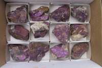 Natural Metallic Purpurite Cobbed Specimens x 12 From Erongo, Namibia - Toprock Gemstones and Minerals 