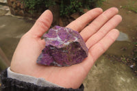 Natural Metallic Purpurite Cobbed Specimens x 12 From Erongo, Namibia - Toprock Gemstones and Minerals 